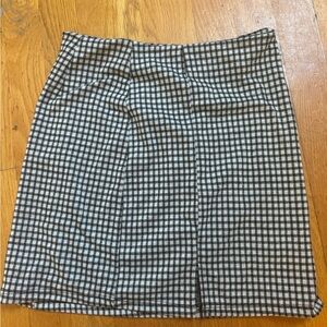 Journeys plaid mini skirt
